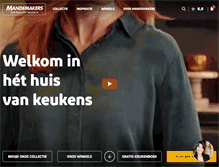 Tablet Screenshot of mandemakers.nl